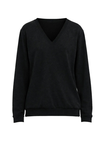  Tibi Trompe Loeil V-neck Top - Black 