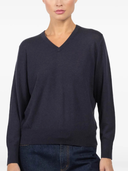  Tibi V-neck Sweater - Blue 