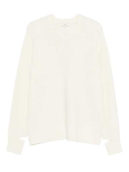  Tibi V-neck Sweater - Neutrals 