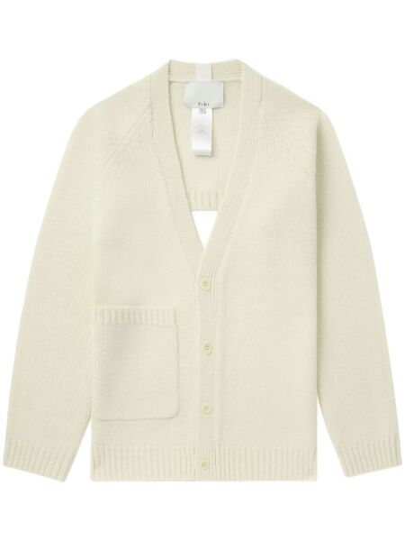  Tibi Wool Cardigan - Neutrals 