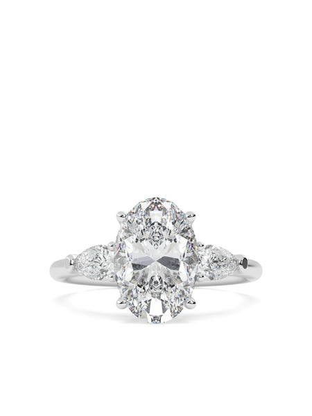  Tilla 14k White Gold Diamond Ring - Silver 