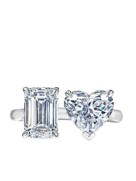  Tilla 14kt White Gold Diamond Ring 
