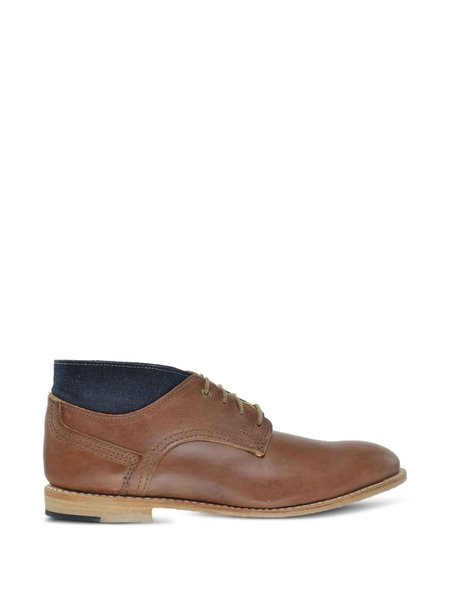  Timberland Denim Leather Chukka Boots - Brown 