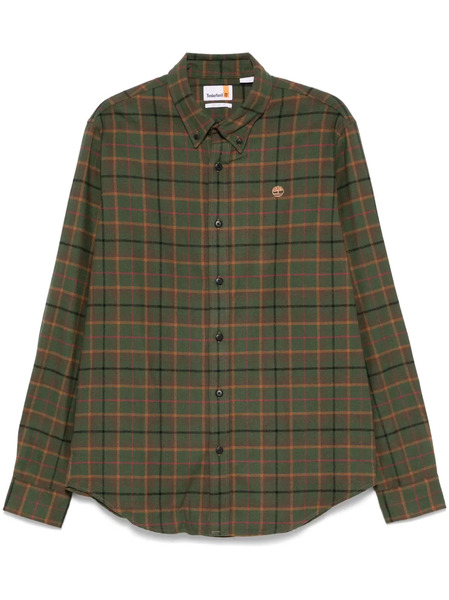  Timberland Flannel Checked Shirt - Green 