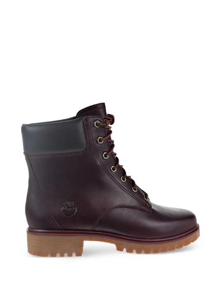  Timberland Jayne Lace-up Platform Boots - Red 
