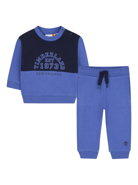  Timberland Kids Colour-block Logo-print Tracksuit - Blue 