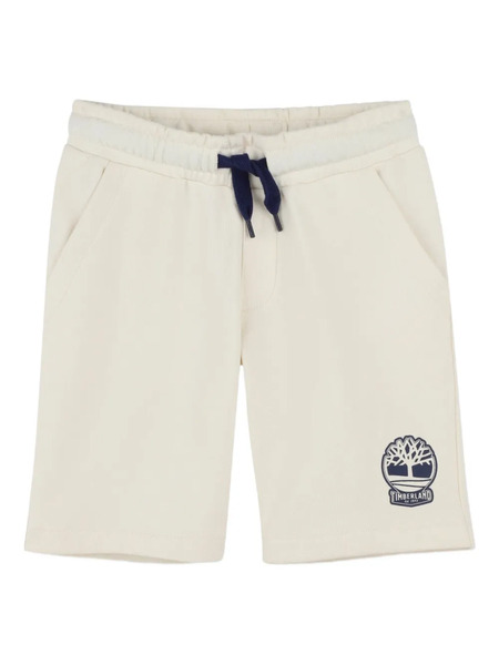  Timberland Kids Drawstring Logo Shorts - Neutrals 