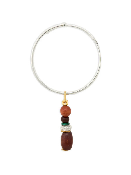  Timeless Pearly Beaded Pendant Necklace - Silver 