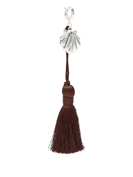  Timeless Pearly Marta Tassel Keyring - Silver 