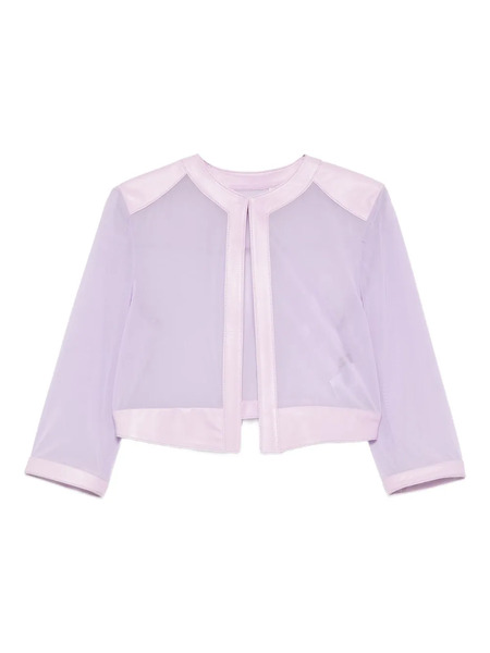  Timotea Panelled Jacket - Purple 