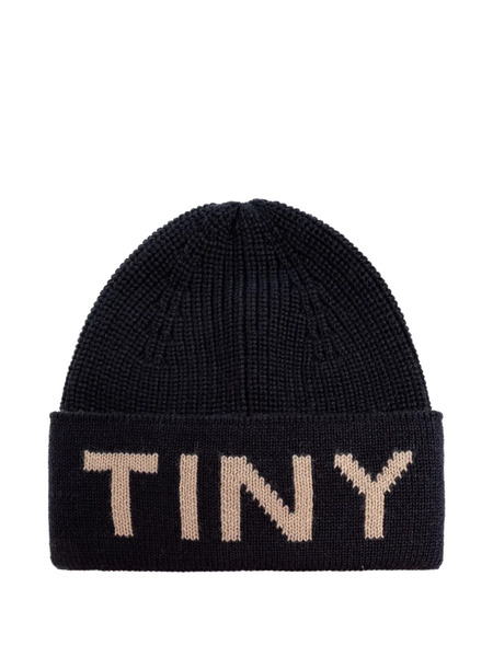  Tiny Cottons Logo-detail Beanie Hat - Blue 