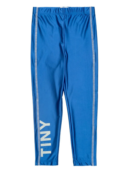  Tiny Cottons Side-stripe Logo Trousers - Blue 