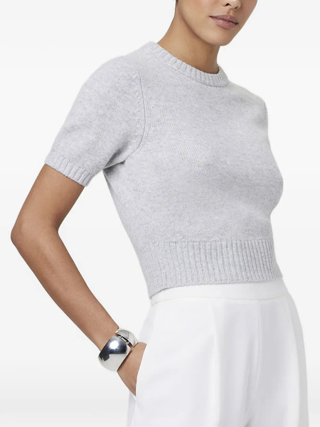  Toccin Elsie Short-sleeved Pullover Sweater - Grey 