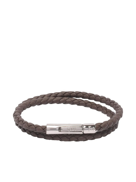  Tod's Braided Wrap Bracelet - Brown 