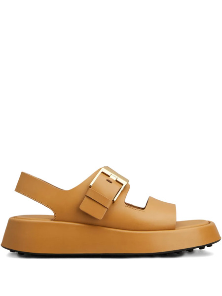  Tod's Buckle-strap Sandals - Brown 