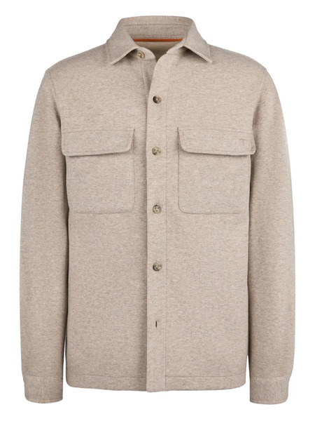  Tod's Buttoned Flap-pocket Shirt Jacket - Neutrals 