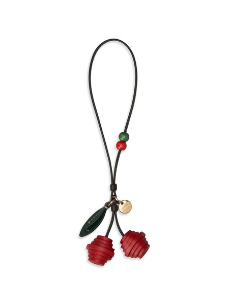  Tod's Cherry-charm Keyring - Red 