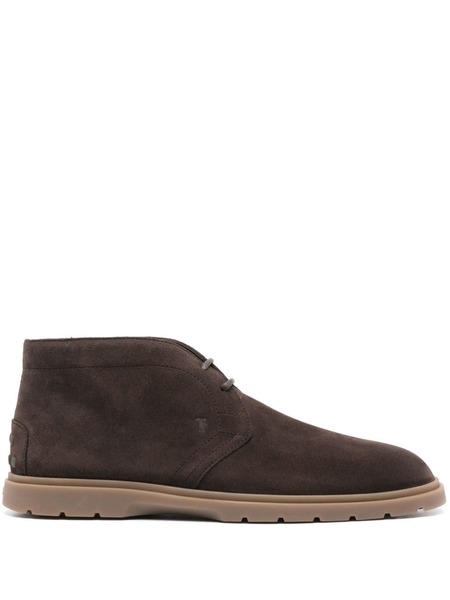  Tod's Desert Suede Boots - Brown 