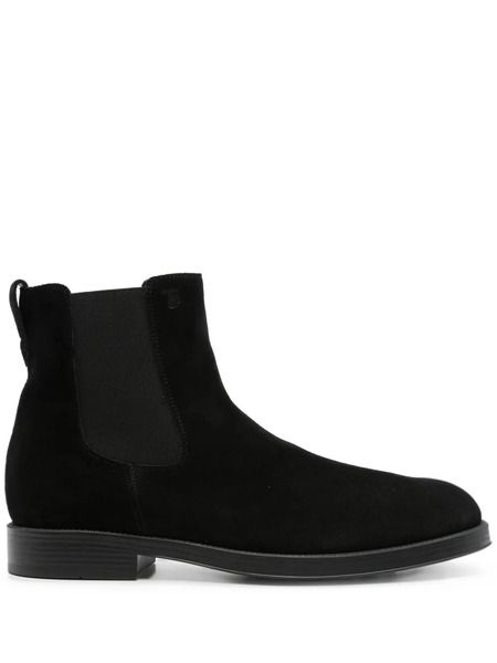  Tod's Elastic-panel Suede Chelsea Boots - Black 