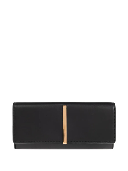  Tod's Engraved-logo Leather Wallet - Black 