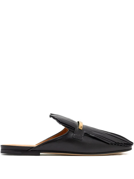  Tod's Fringe-detailed Mules - Black 