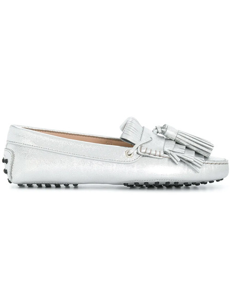  Tod's Gommino Loafers - Metallic 