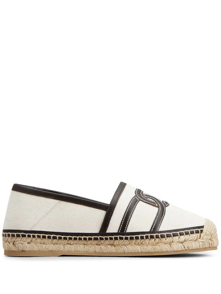  Tod's Kate Chain-pattern Espadrilles - Neutrals 