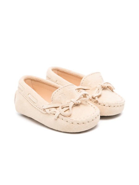  Tod's Kids Suede Loafers - Neutrals 