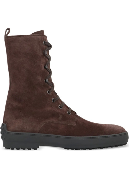  Tod's Lace-up Ankle Boots - Brown 