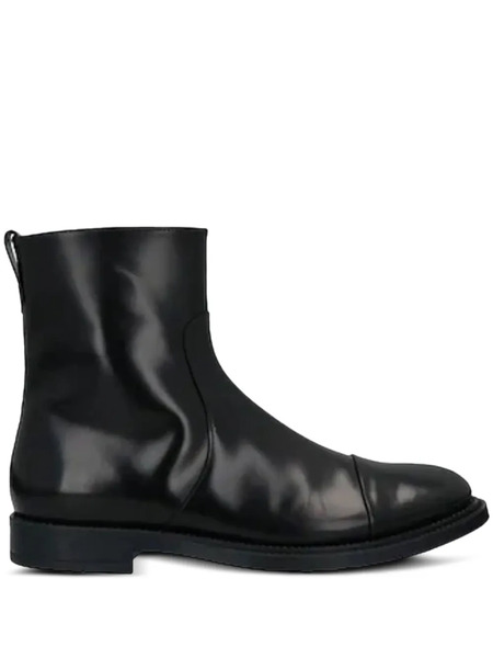  Tod's Leather Boots - Black 
