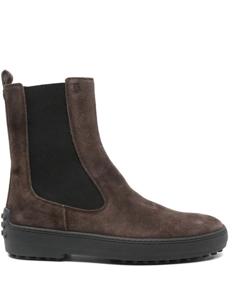  Tod's Leather Boots - Brown 