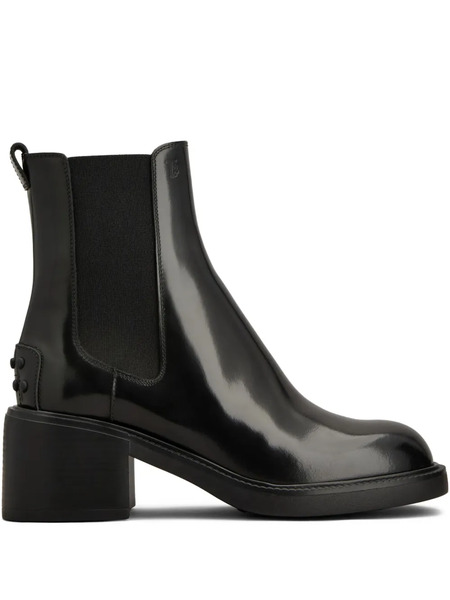  Tod's Leather Chelsea Boots - Black 
