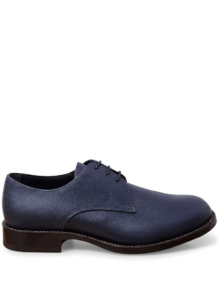  Tod's Leather Derby Shoes - Blue 