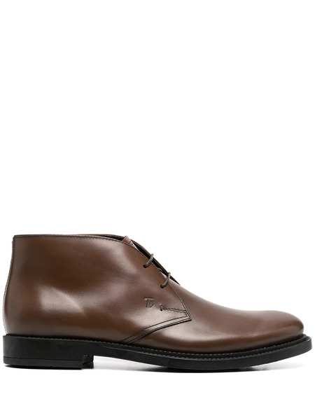  Tod's Leather Desert Boots - Brown 
