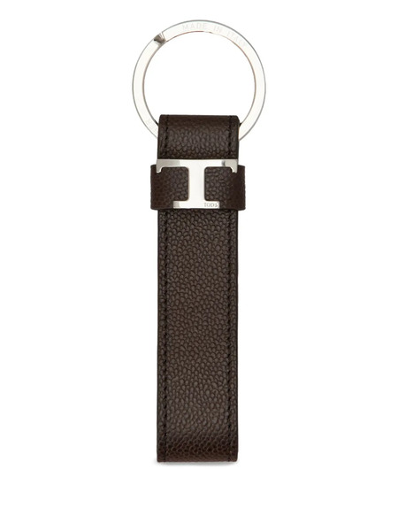  Tod's Leather Keyring - Brown 