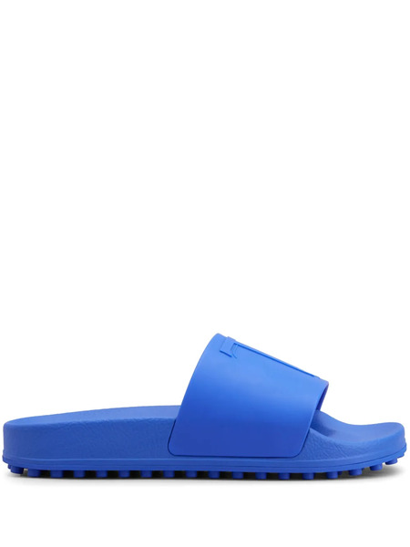  Tod's Logo-embossed Slides - Blue 