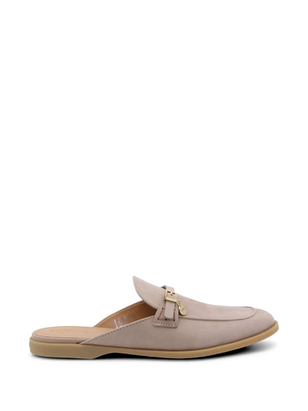  Tod's Logo-plaque Mules - Neutrals 