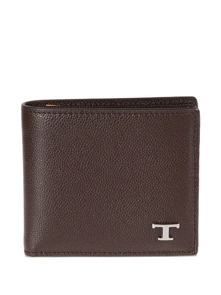  Tod's Logo Plaque Wallet - Brown 