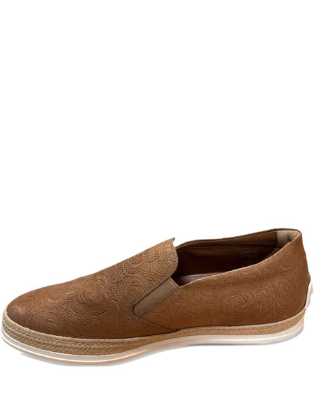  Tod's Patterned Loafers - Brown 