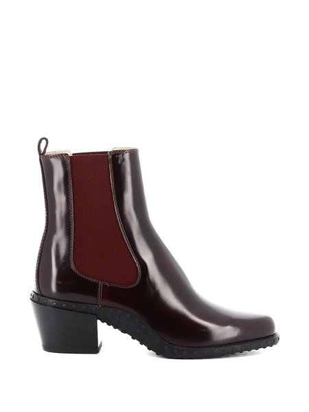  Tod's Pull-tab Boots - Purple 