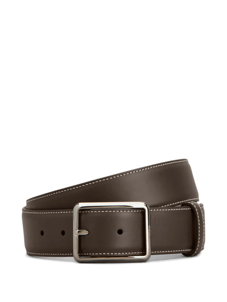  Tod's Square Buckle Basic Belt - Brown 