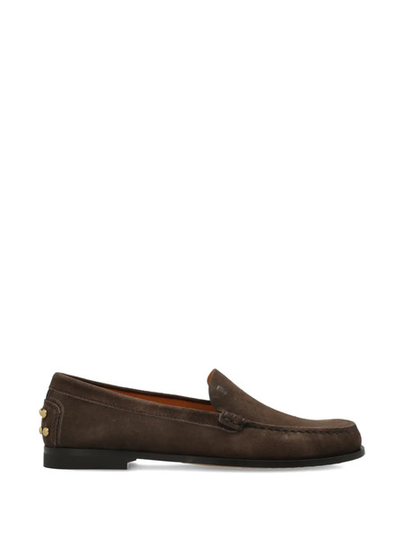  Tod's Studded Loafers - Brown 