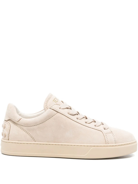  Tod's Studded Suede Sneakers - Neutrals 