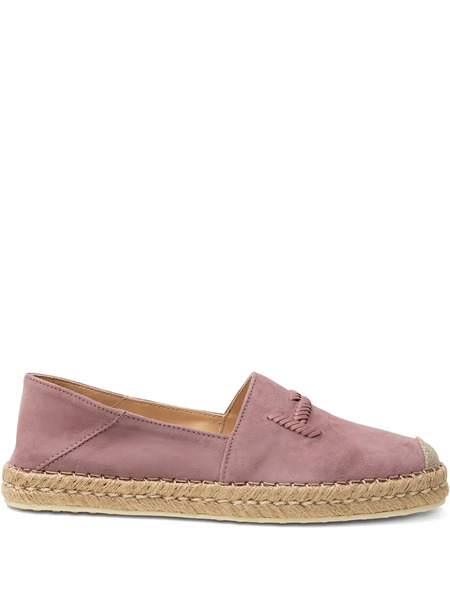  Tod's Suede Espadrilles - Pink 