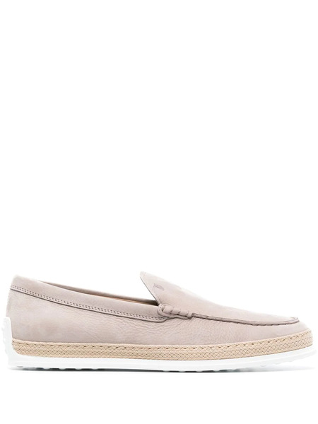  Tod's Suede Slip-on Loafers - Neutrals 