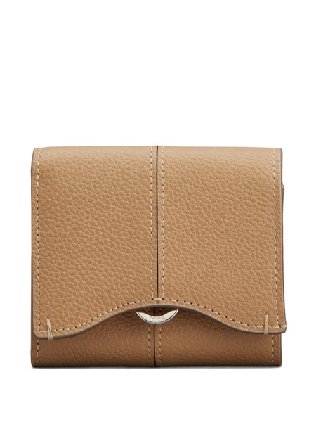  Tod's Tri-fold Stitched Wallet - Neutrals 