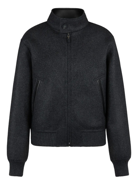  Tod's Wool Bomber Jacket - Black 