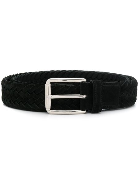  Tod's Woven Belt - Black 