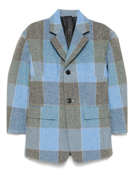  Toga Checked Blazer - Blue 