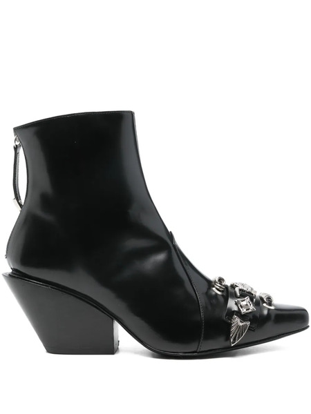 Toga Pulla Embellished Boots - Black 